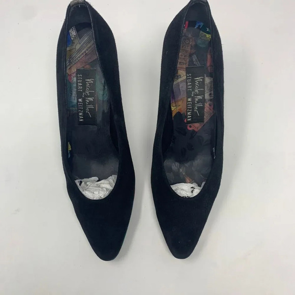 Stuart Weitzman Black Heels with Sleek Design - Picture 2 of 9